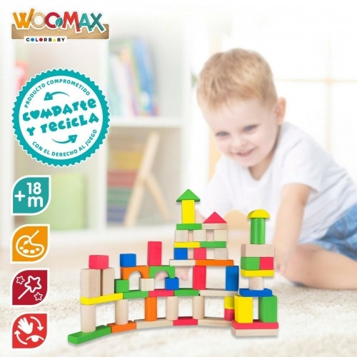 Складываемые кубики Woomax 100 Предметы (4 штук) image 5