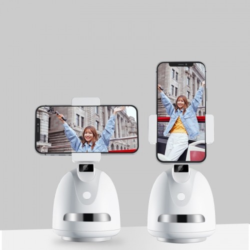 OEM Phone holder with 360° face tracking P2S white image 5