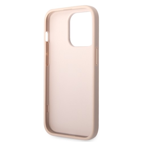 Guess PU 4G Metal Logo Case for iPhone 15 Pro Max Pink image 5
