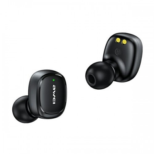 AWEI słuchawki Bluetooth 5.1 T13 Pro TWS + stacja dokująca czarny|black image 5