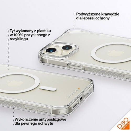 PanzerGlass HardCase iPhone 15 Plus 6.7" D3O MagSafe 3xMilitary grade transparent 1182 image 5