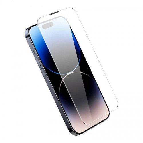 Tempered Glass Baseus Corning for iPhone 14 Pro with built-in dust filter image 5