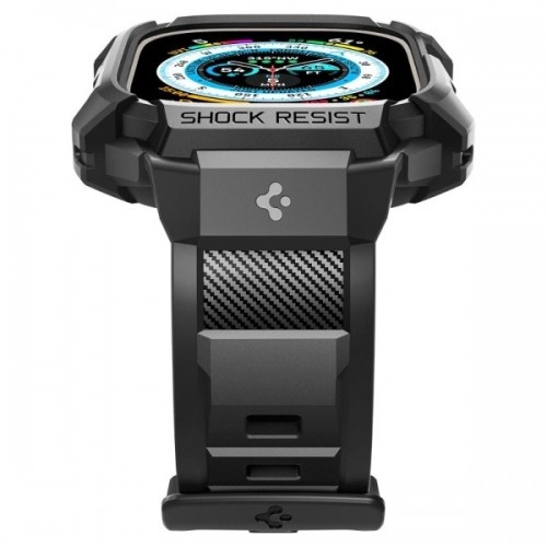 Spigen Rugged Armor Pro Apple Watch Ultra 49mm czarny|black ACS05460 image 5