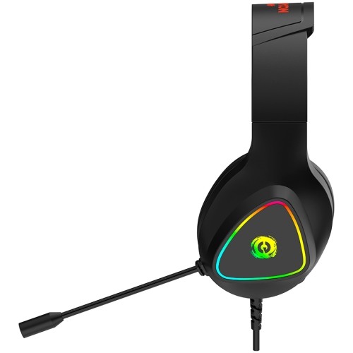 CANYON Shadder GH-6, RGB gaming headset with Microphone, Microphone frequency response: 20HZ~20KHZ,  ABS+ PU leather, USB*1*3.5MM jack plug, 2.0M PVC cable, weight: 300g, Black image 5