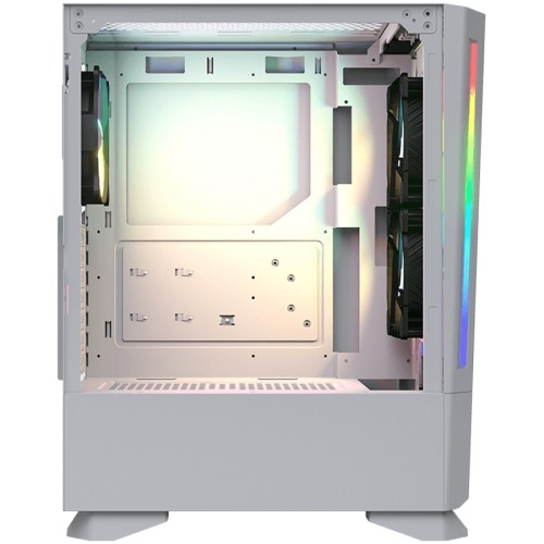 Cougar Gaming COUGAR | MX430 Air RGB White | PC Case | Mid Tower / Air Vents Front Panel with ARGB strips / 3 x ARGB Fans / 4mm TG Left Panel image 5