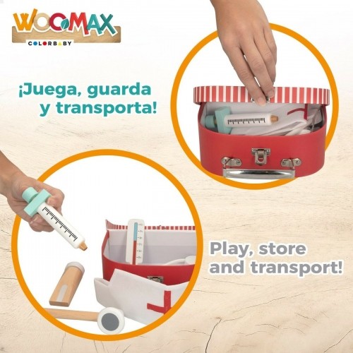 Игрушечный медицинский саквояж с аксессуарами Woomax (6 штук) image 5