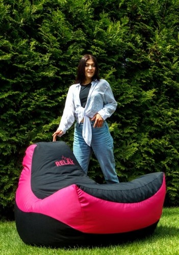 Go Gift Sako bag pouffe Bolid black-pink XXL 140 x 100 cm image 5