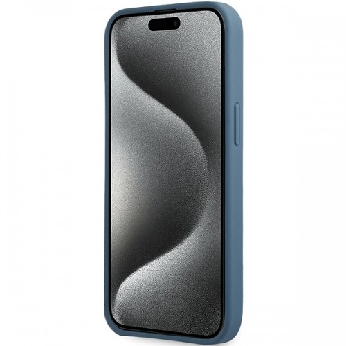 Guess GUHCP15SG4GLBL iPhone 15 | 14 | 13 6.1" niebieski|blue hardcase 4G Stripe Collection image 5
