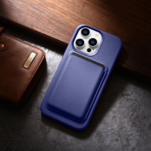 iCarer Case Leather Cover Genuine Leather Case for iPhone 14 Pro Max Light Purple (WMI14220708-LP) (MagSafe Compatible) image 5