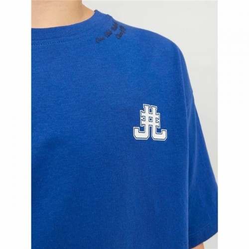 Krekls ar Īsām Piedurknēm Bērniem Jack & Jones Jorcole Back Print Tumši zils image 5