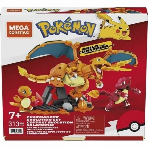 Строительный набор Megablocks Charmander Charmilion Charizard Pokémon 300 Предметы image 5