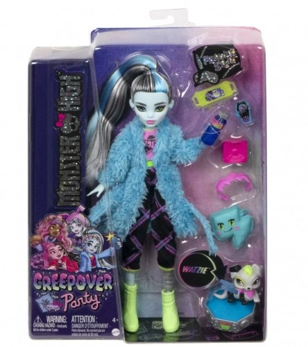 Barbie Mattel Monster High Creepover Party Frankie Stein Lelle 27 сm image 5