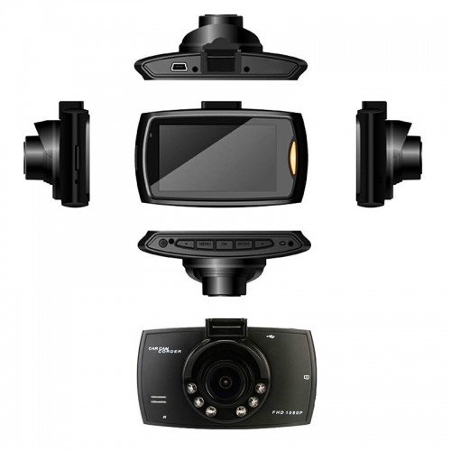 iWear GT3 HD automašīnas DVR paneļa videokamera ar G-sensoru 1080p HD 140° plašs leņķis 2,7'' LCD melns image 5