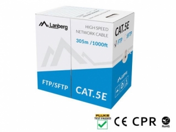 Lanberg FTP stranded cable CU, cat. 5e, 305m, gray