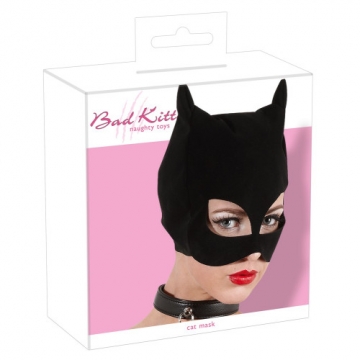Bad Kitty kaķa maska [ Melna ]