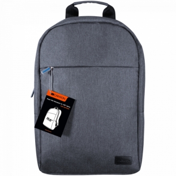 Canyon Backpack for 15.6" laptop, material 300D polyeste,black,450*285*85mm,0.5kg,capacity 12L