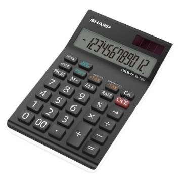 Galda kalkulators Sharp SH-EL128CWH balts