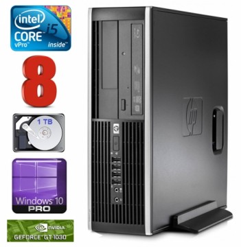 Hewlett-packard HP 8100 Elite SFF i5-650 8GB 1TB GT1030 2GB DVD WIN10Pro