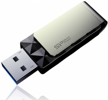 Silicon Power zibatmiņa 32GB Blaze B30 USB 3.0, melna