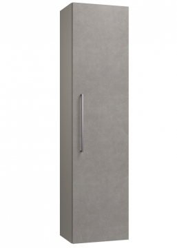 Высокий шкаф для ванной Raguvos Baldai JOY 35 CM concrete/taupe, glossy chrome 12301214