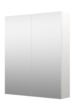 Шкафчик с зеркальными дверцами Raguvos Baldai MILANO 60 CM matt white 1900312