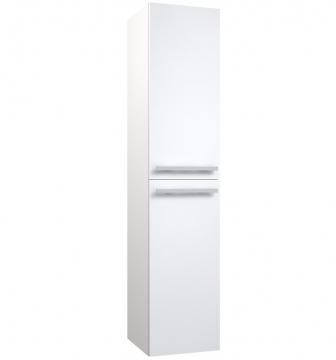 TALL UNIT WITH ACCESSORIES PANEL Raguvos Baldai SERENA 35 CM glossy white 1431211