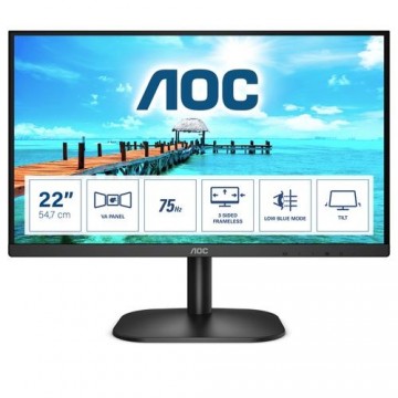 AOC Basic-line 22B2H/EU LED display 54.6 cm (21.5&quot;) 1920 x 1080 pixels Full HD Black