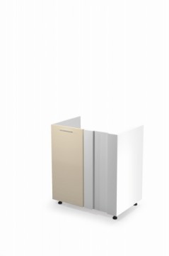 Halmar VENTO DK-80/82 corner sink cabinet, color: white / beige