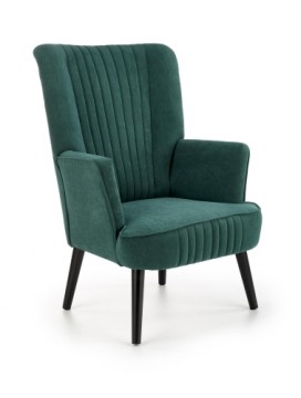 Halmar DELGADO chair color: dark green