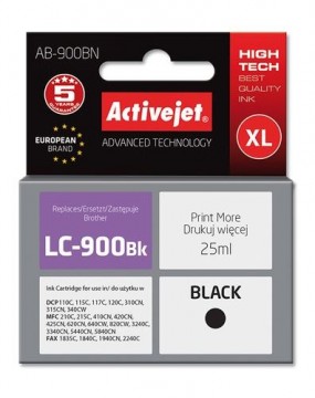 Activejet ink for Brother LC900Bk