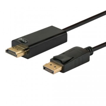 Savio CL-56 cable gender changer DP HDMI A Black