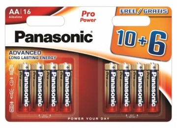Panasonic Batteries Panasonic Pro Power батарейки LR6PPG/16B 10+6 штук