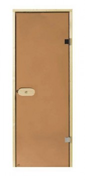 HARVIA STG 8 x 19 (D81901H) 790x1890 mm, Bronze/Aspen All-glass sauna door