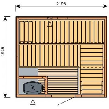 HARVIA Variant Solar SZS2220 sauna