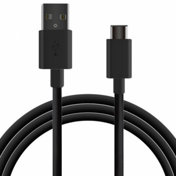 Универсальный кабель USB-C-USB KSIX 1 m Чёрный