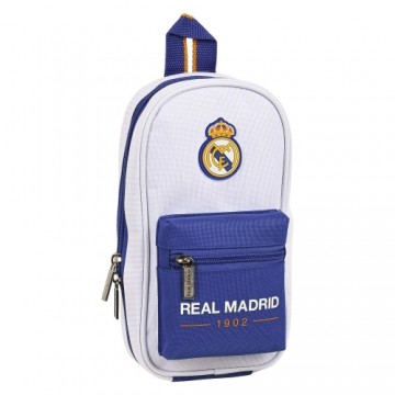 Пенал-рюкзак Real Madrid C.F. Синий Белый (33 Предметы)