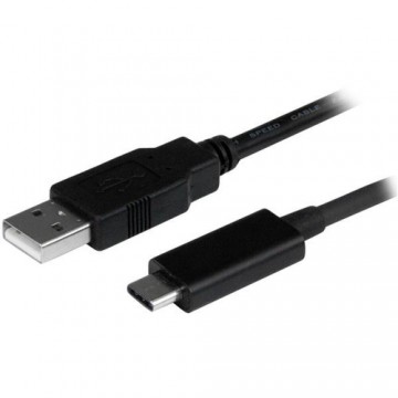 Кабель USB A — USB C Startech USB2AC1M             USB C Чёрный