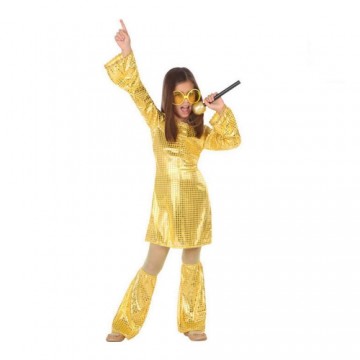 Bigbuy Carnival Маскарадные костюмы для детей Disco Позолоченный (3 pcs)