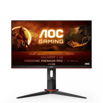 AOC 24G2SAE/BK computer monitor 60.5 cm (23.8&quot;) 1920 x 1080 pixels Full HD Black, Red