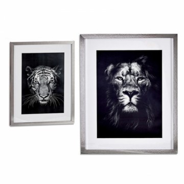 Gift Decor Glezna Lion - Tiger (3 x 53 x 43 cm) (43 x 3 x 53 cm)