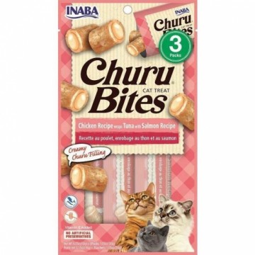 INABA Churu Bites Tuna with salmon - cat treats - 3x10 g