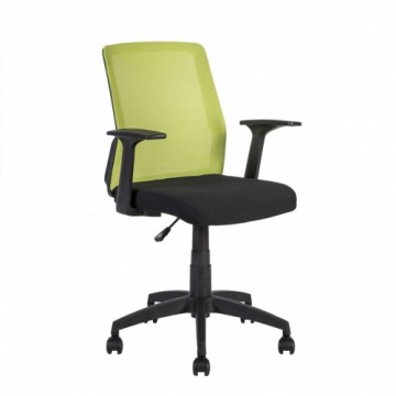 Рабочий стул ALPHA черный/зеленый