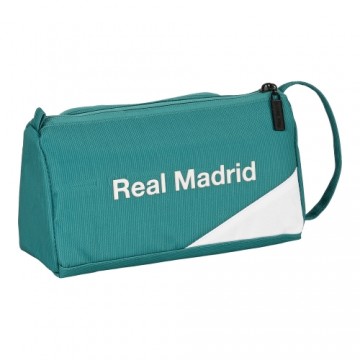 Школьный пенал Real Madrid C.F. Белый Бирюзовый зеленый (20 x 11 x 8.5 cm) (32 Предметы)