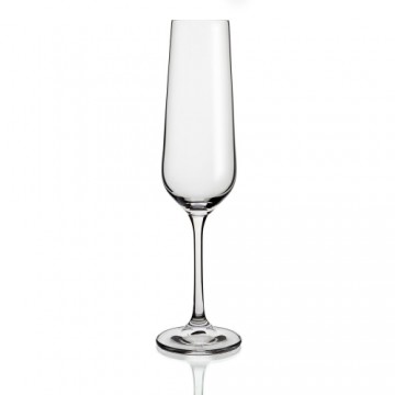 Šampanieša glāze Belia Bohemia Caurspīdīgs Stikls 6 gb. (20 cl)