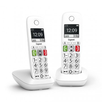 Стационарный телефон Gigaset E290 Duo Белый