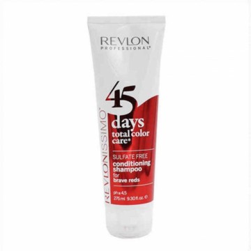 Šampūns un Kondicionieris 2-in-1 45 Days Total Color Care Revlon Brave Reds (275 ml)