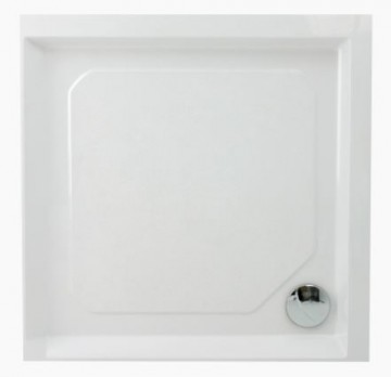 PAA CLASSIC KV 100 KDPCLKV100/01 cast stone shower tray with panel and adjustable feets - colored