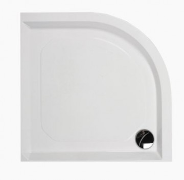 PAA CLASSIC RO90 R550 KDPCLRO90R550/00 cast stone shower tray with panel and adjustable feets - white