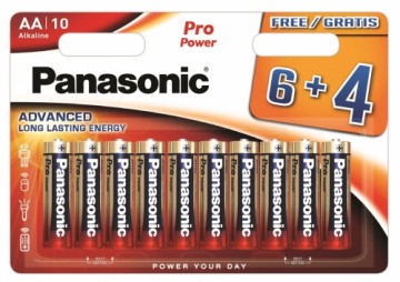 Panasonic Batteries Panasonic Pro Power батарейки LR6PPG/10B (6+4шт)