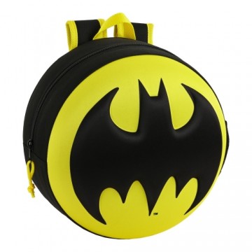 Детский рюкзак 3D Batman Чёрный Жёлтый (10 L) (31 x 31 x 10 cm)